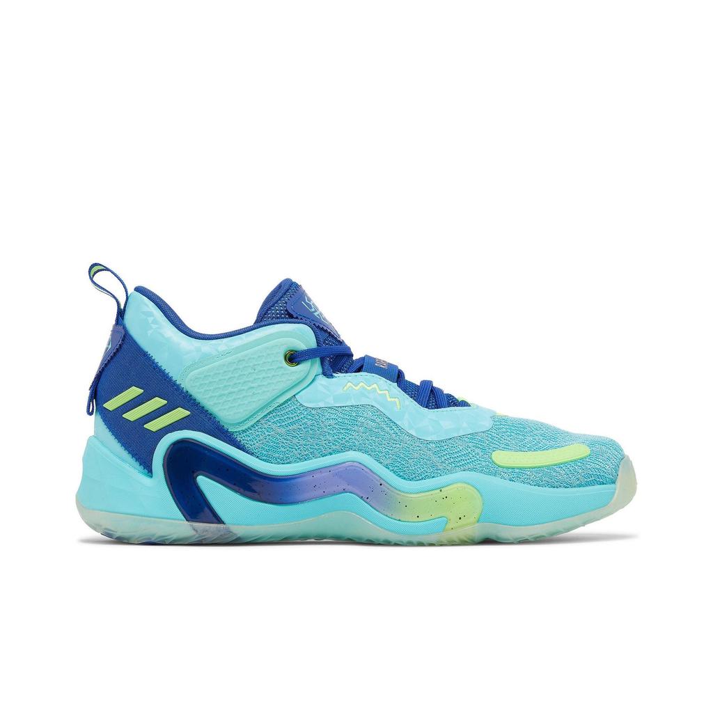 adidas D.O.N. Issue #3 'Pulse Aqua' (Unisex) Pulse Aqua / Bold Blue / Bright Cyan Basketball Shoes H68039