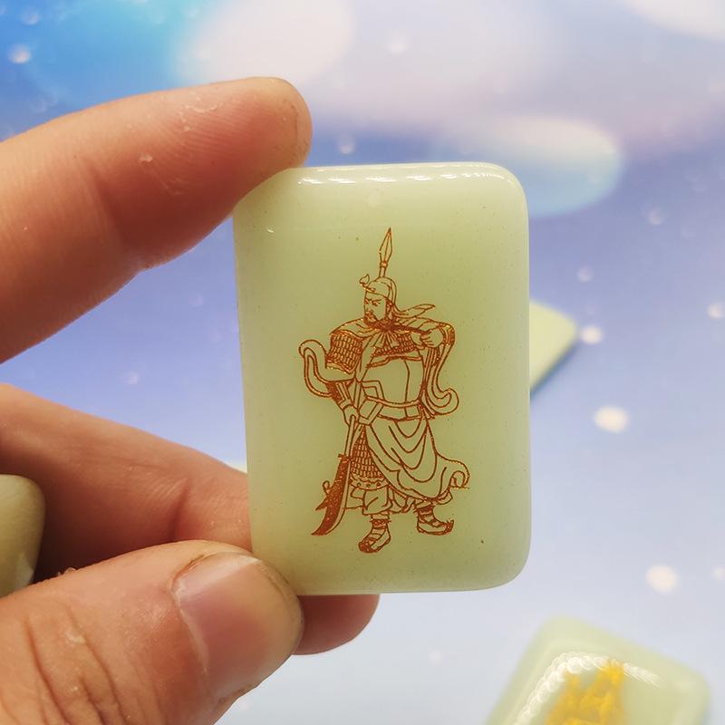 

Engraved Luminous Guanyin Buddha Pendant Necklace - Glowing Amulet for Men and Women Pendant Only