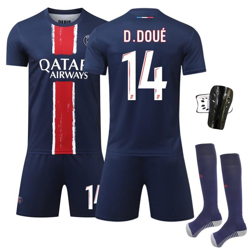 2425 Paříž Domácí dresová sada č.. 7 Mbappe 10 Dembele 30 Fotbalový dres Ligue 1 Sportovní oblečení