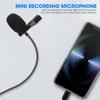 Small Microphones TieClip Pocket Phone Mini Recording Mobile Phone Microphone