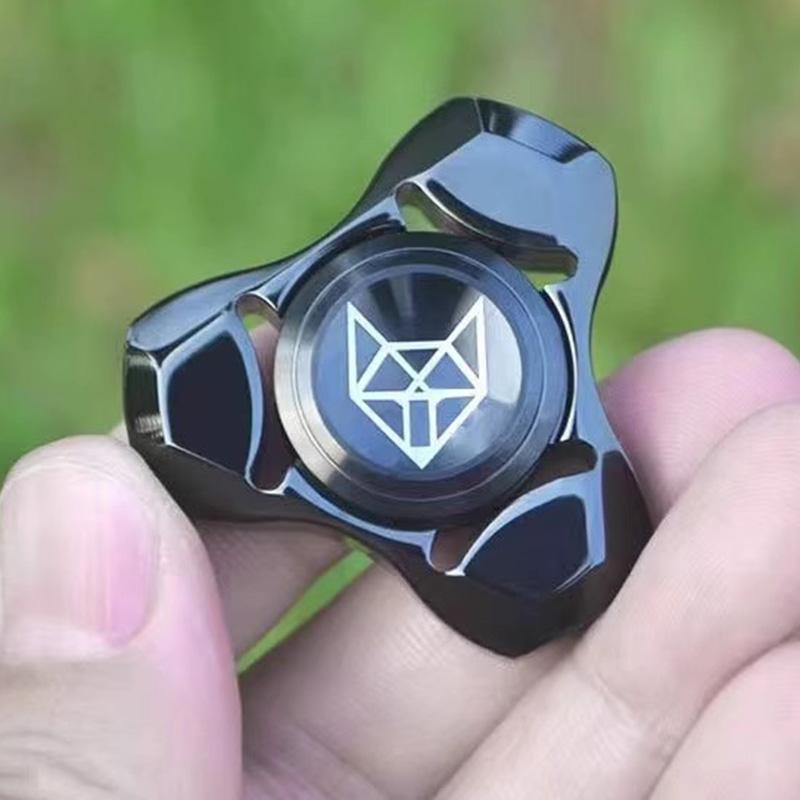 Spirit Fox Stainless Steel Metal Fidget Spinner Adult E Antistress Hand Spinner Office Toy Autism Stress Relief Toys Gifts