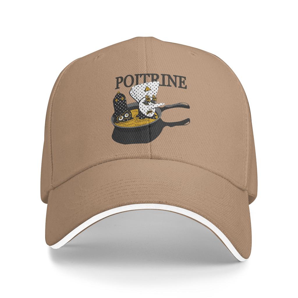 Funny Angine De Poitrine Rock Band Baseball Cap Hip Hop Sandwich Caps for Unisex Women Breathable Headwear Sport