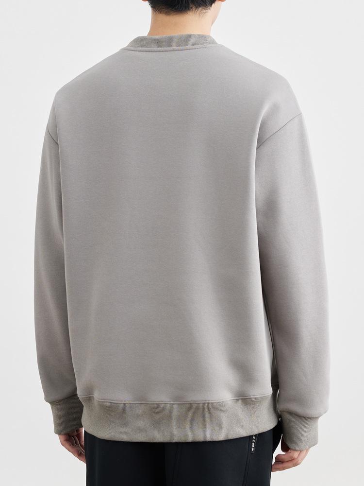 Men's Anti-Wrinkle Memory Foam Round Neck Patchwork Long Sleeve Hoodie - Spring/Autumn 2024 Collection