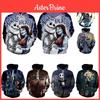 Nightmare Before Christmas Hoodie Pullover Sweatshirt Featuring Jack And Sally Design