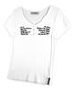 Damiswi Sun & Moon Lettering Henley Neck_White