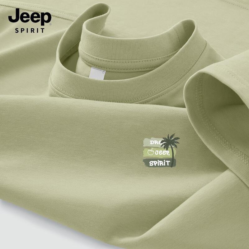 JEEP SPIRIT Men's 2025 Pure Cotton Short Sleeve T-Shirt
