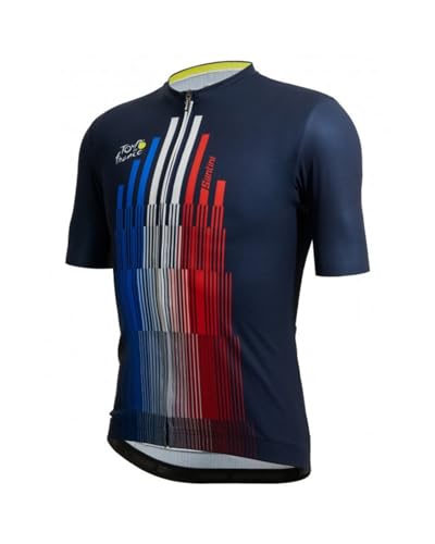 Santini Classic Trionfo Tour De France Official Jersey, Men's, Navy