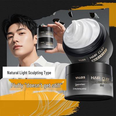 YALOIS Strong Fluffy Matte Hair Clay for Men