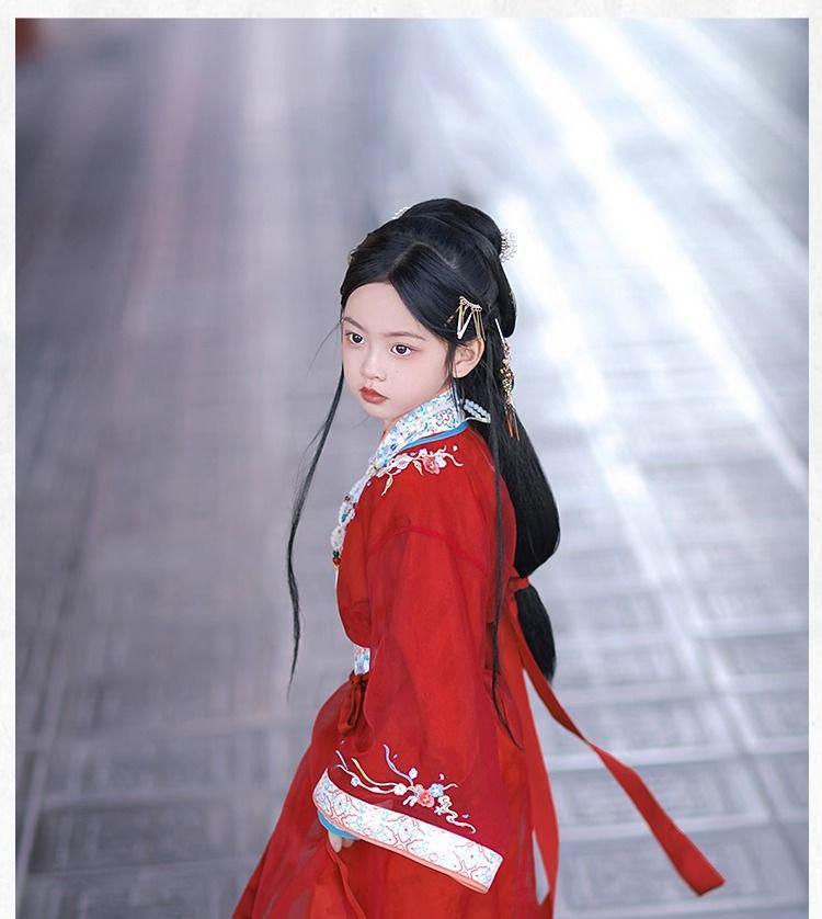 Warring States Hanfu Set for Kids: Spring/Autumn 2025 Mid-Autumn Festival Traditional Chinese Costume