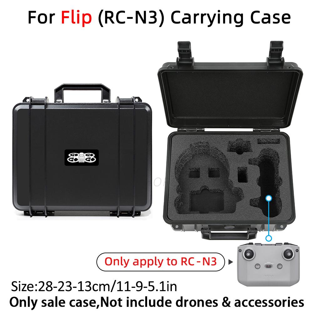 

Fly More Combo Carrying Case For DJI Flip Explosion-proof Hard Box Shockproof Bag For Flip RC-N3/RC 2 Control Drone Accessories