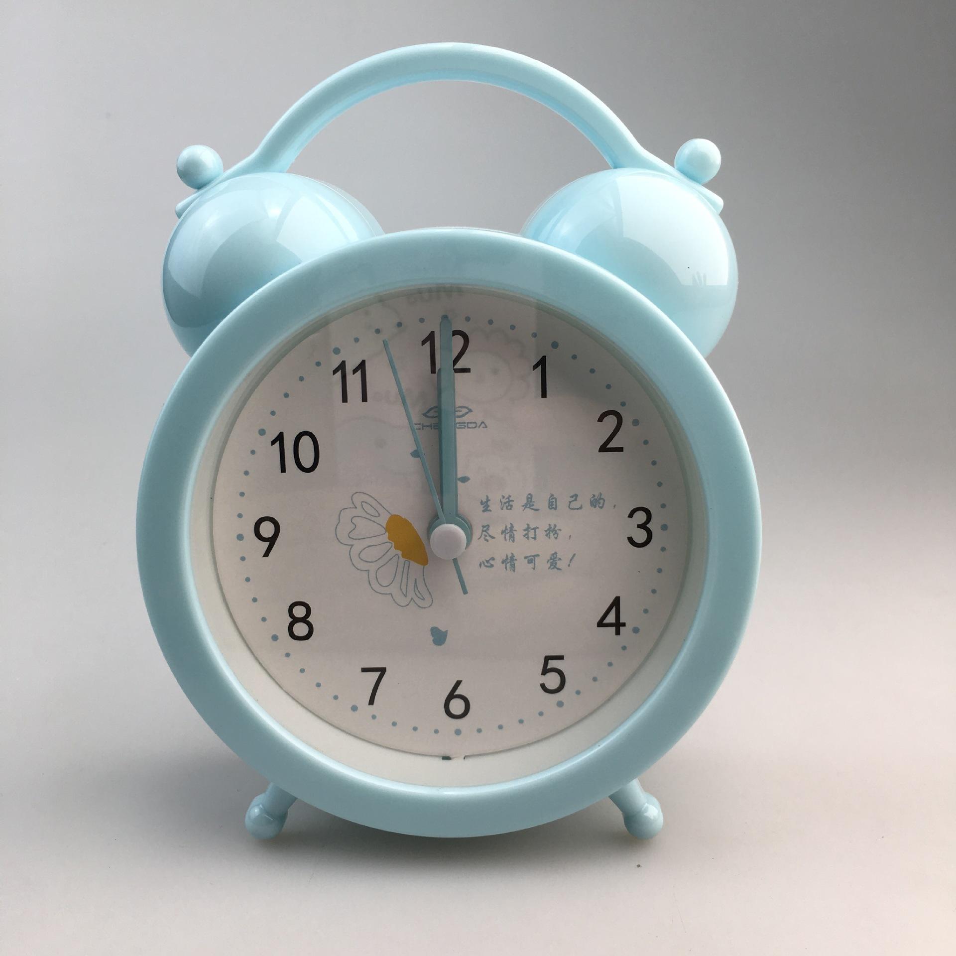 

Студенческий будильник конфетного цвета маленький будильник с циферблатом в виде ромашки простой маленький будильник маленький подарочный будильник студенческий будильник для общежития маленький свежий