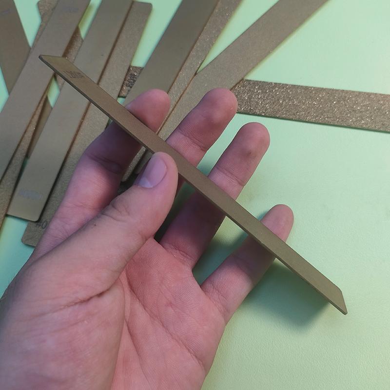 Golden Diamond Stone No Base Used Knife Sharpener Diamond Whetstone Grinding Stone Sharpening Stone Bars Kitchen Tool