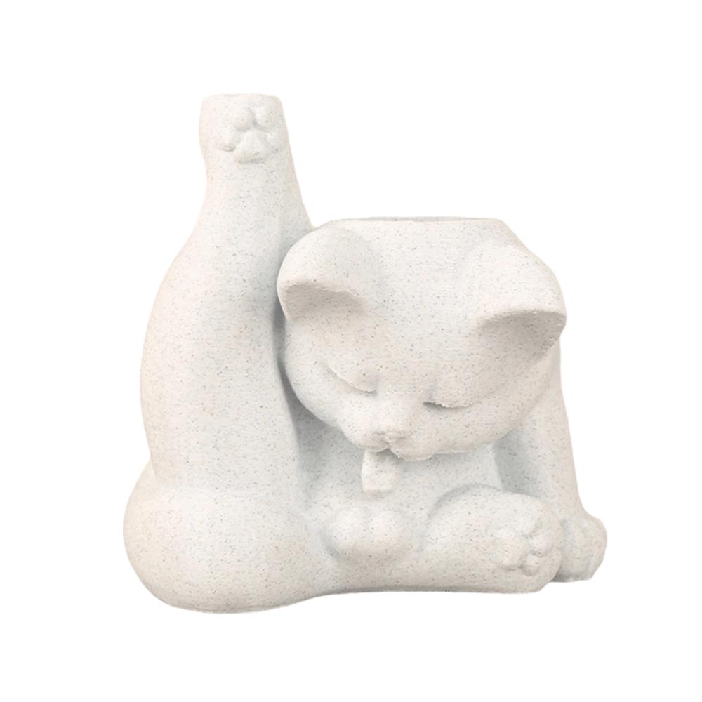 Funny Makeup Brush Holder Home Decor Desk Storage Box Container Cat Pen Holder  Makeup Storage