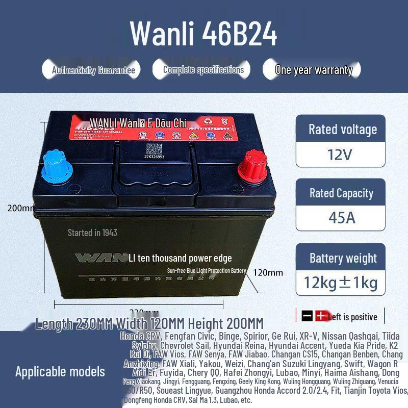 Fengfan Wanli 12V 32AH Battery for Tricycles, Weeders, Micro-tillers, and Generators