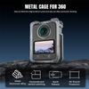 Aluminum Alloy Protective Case For DJI OSMO 360 Panoramic Camera Secure Frame Rabbit Cage With Cold Shoe Mount and 1/4" Threads