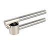 304 Stainless Steel Garlic Press and Peeler Set - Mincer, Masher, and Puree Maker for Home Use