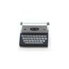 Miniature Sticky Note Holder Wooden Typewriter shaped Message Folder  for Home And Office