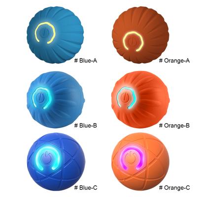 Intelligent Automatic Moving Bounce Rolling Ball USB Rechargeable Pet Exercise Chase Toy Ball Self-Moving for Kitten Dog Playing