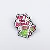 Personalized Animal Brooch: Cartoon Frog & Goose for Backpack & Clothing