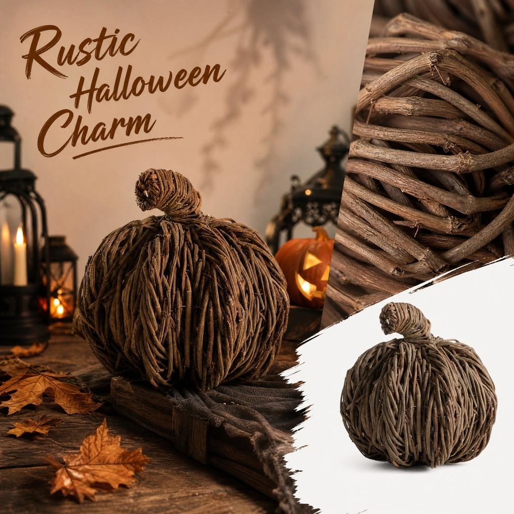 Faux Pumpkin Model Decoration for Halloween Window Display, Restaurant and Home Decor
