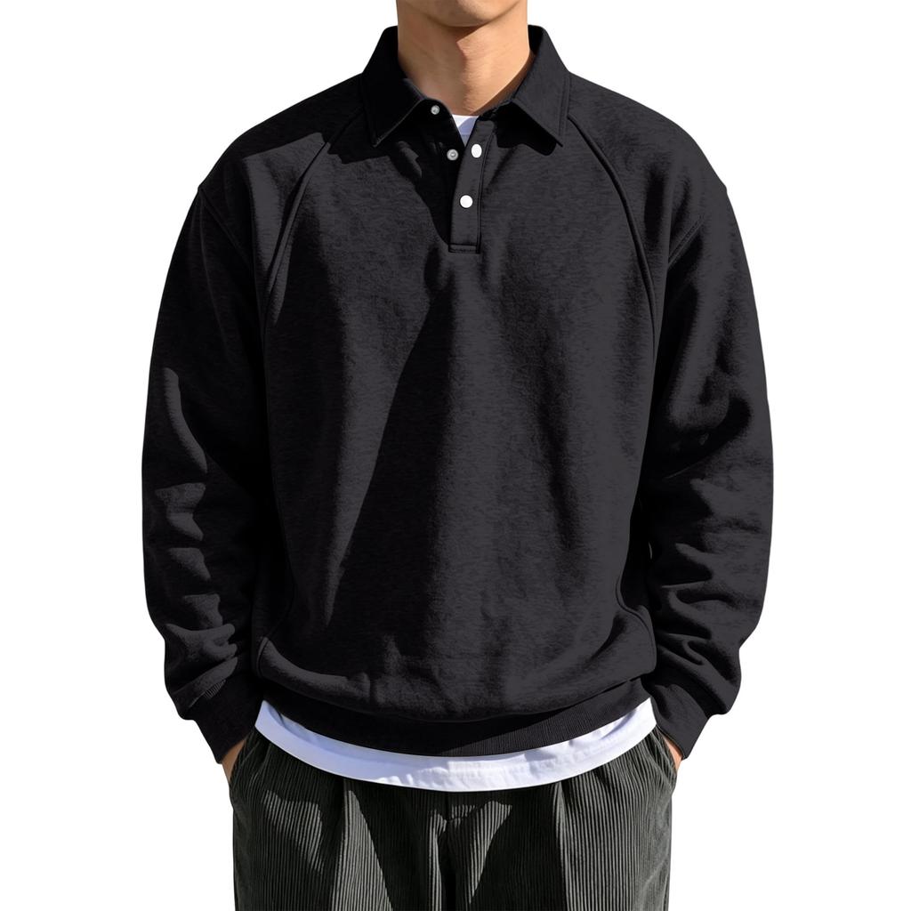 Herren Freizeit Basic Pullover Hoodie Langarm Sweatshirt für den täglichen Gebrauch