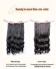 Women's Seamless Hair Extensions: 3-Piece Set for Thick, Long Curly or Straight Hairstyles