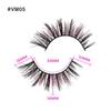 3 Pairs High Quality Strip Lashes Handmade Natural for Fluffy Mink Lashes Custom Logo Box Packaging