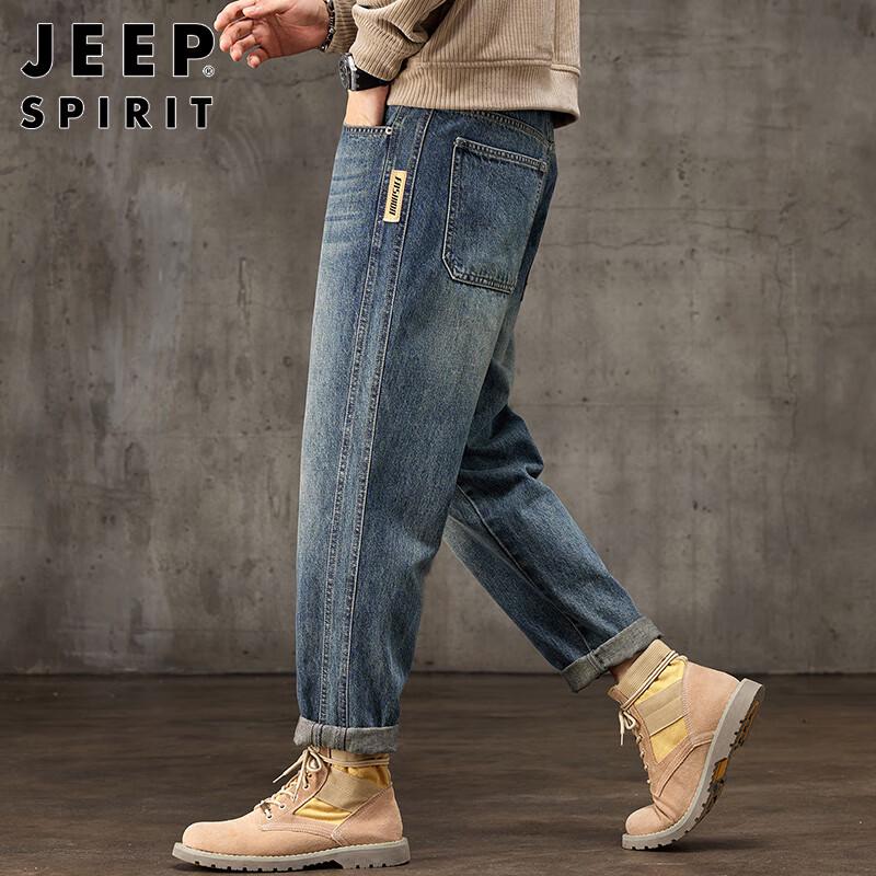 JEEP SPIRIT Men's Straight-Leg Casual Jeans