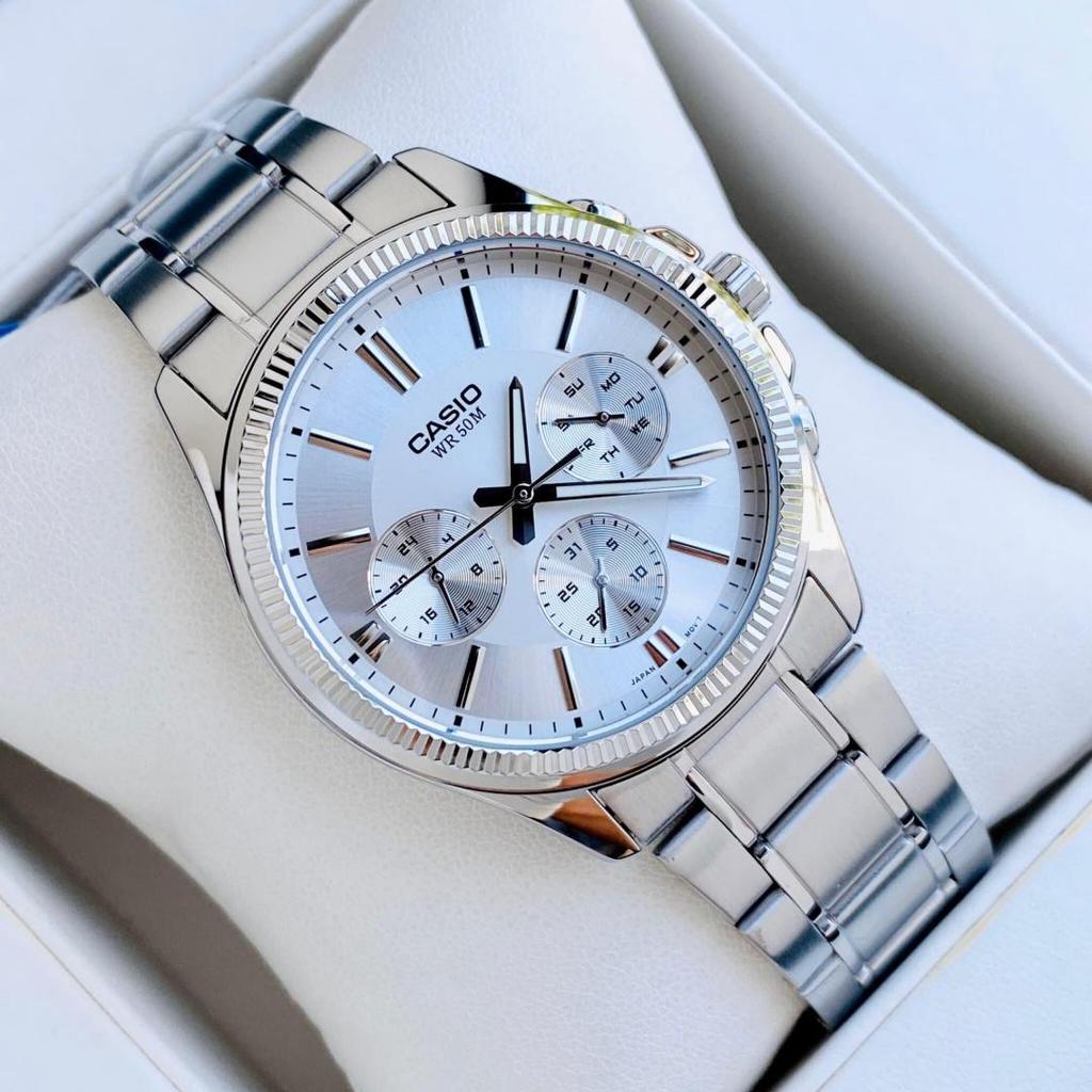 Casio Men's Stainless Steel Analog Watch MTP-1375D-7A
