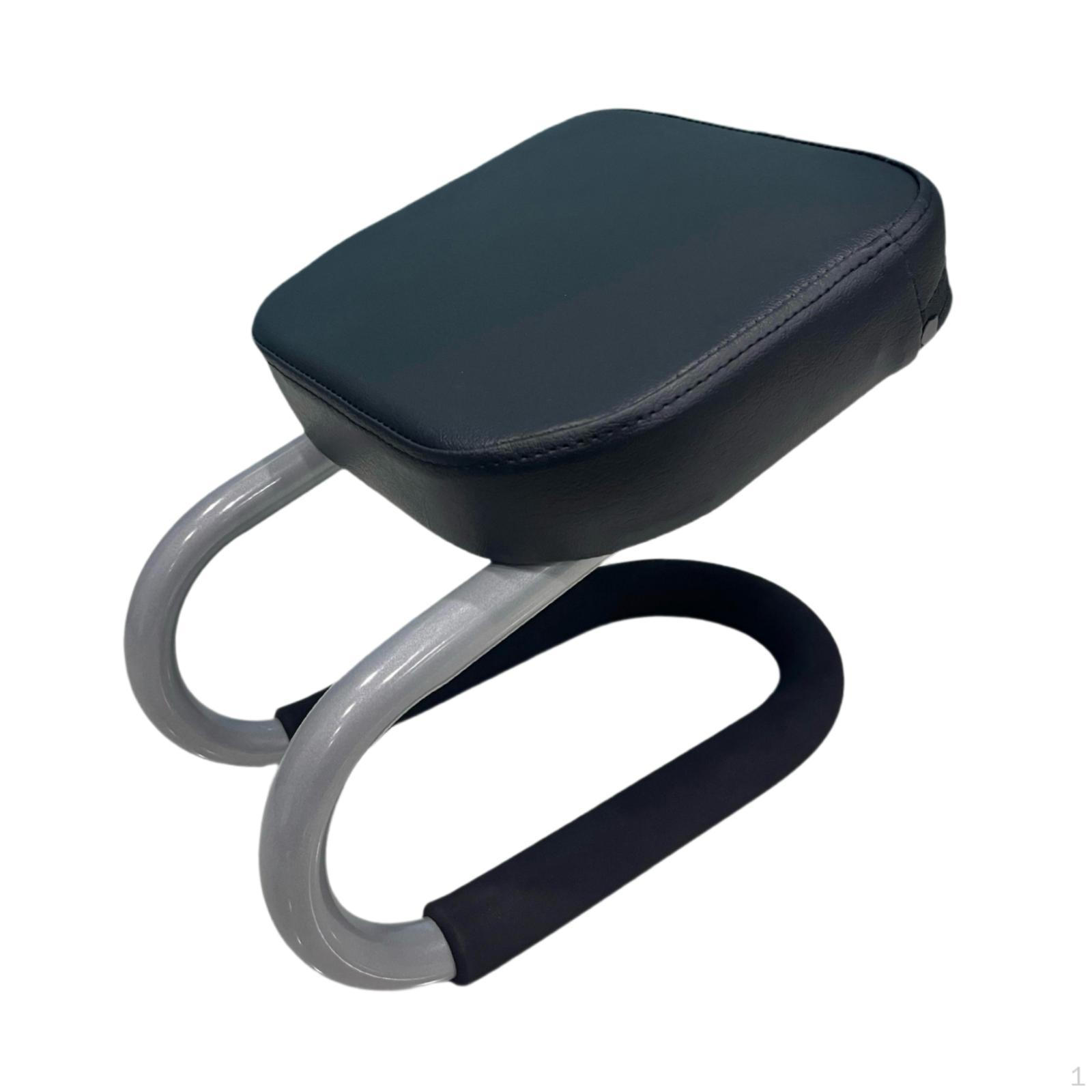 

Meditation Stool with Non Slip Pad Kneeling Bench for Kneeler Praying Women серый
