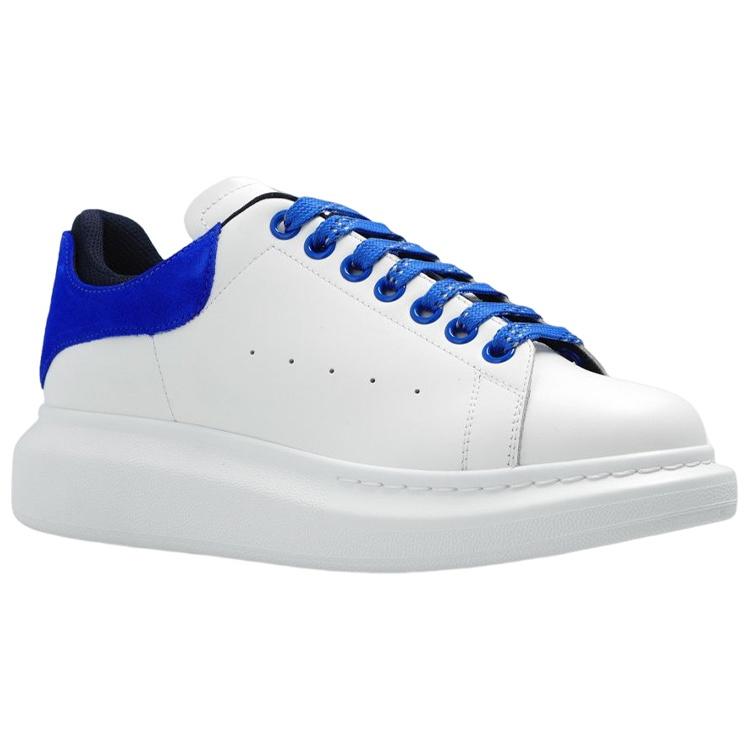 (WMNS) Alexander McQueen Oversized Sneakers 'White Blue' Women's 697103WICYA8823