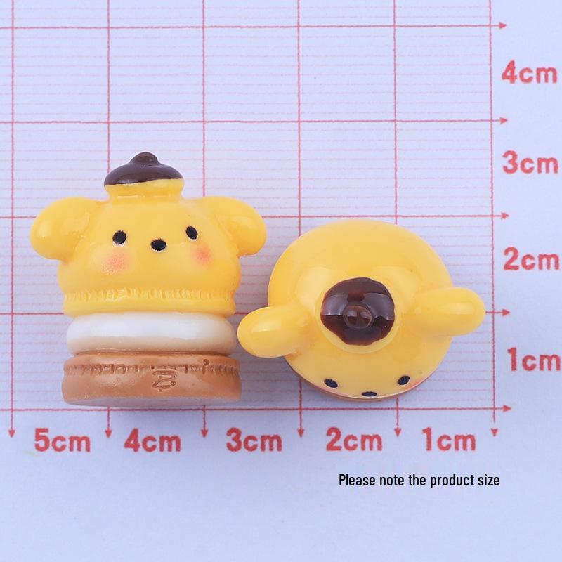 Glossy Macaron Cake Toy Cartoon Handmade DIY Cream Glue Resin Accessories