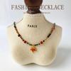 Red Maple Leaf 2025 Autumn/Winter Women's Minimalist Versatile Clavicle Necklace