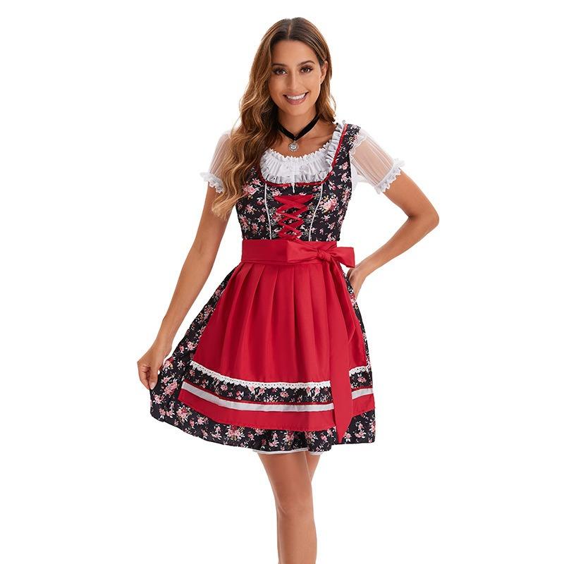 New Adult Women's Beer Festival Costume Ethnic Stage Performance Dress