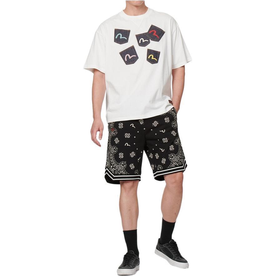 Evisu SS22 Drop Shoulder Sleeve T-Shirt Men's 2ESHTM2TS590LFCT