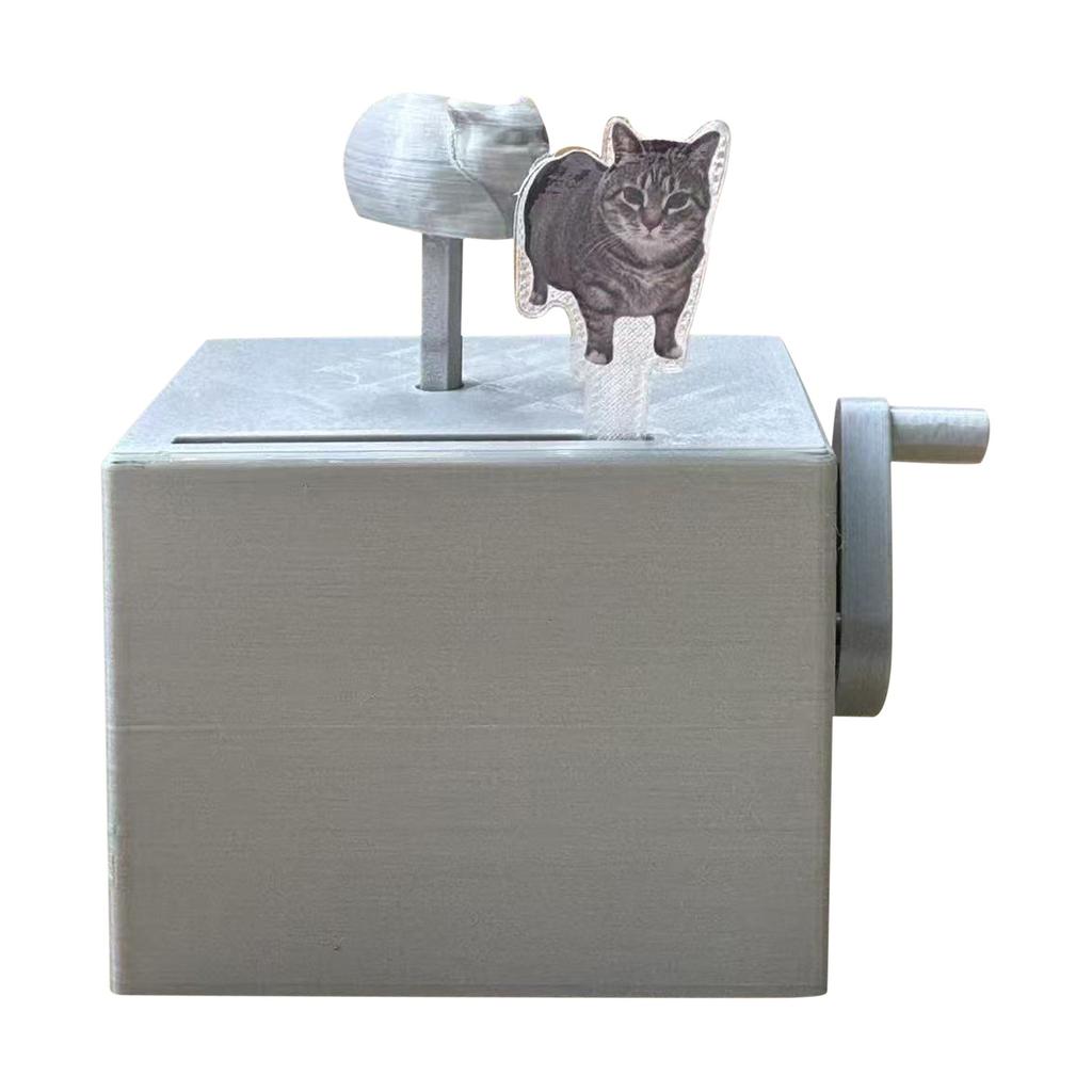 Oiiao Cat Music Box, Oia Cat Box, Funny Rotation Cat Music Box, Oiia Cat Music Box Gift For Pet Lovers