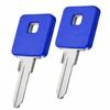 Set of 2 Harley-Davidson Long Blank Keys for Making Duplicate