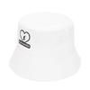 Beullaegsaenjeu Love Line Embroidered Bucket Hat_White
