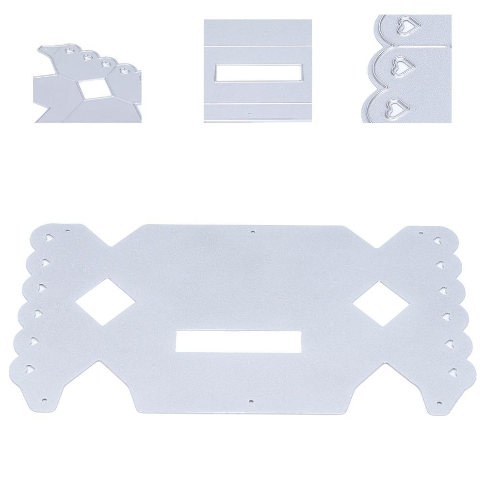 Thin Metal Carbon Steel Die Heart Shape Embossing Dies Decorative Die DIY Die Cuts Paper Crafting