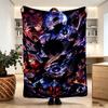 Coperta con Stampa Jujutsu Kaisen - Morbida e Confortevole, per Camera da Letto, Viaggio, Divano, Decorazione per la Casa - Regalo di Compleanno Natale per Amico