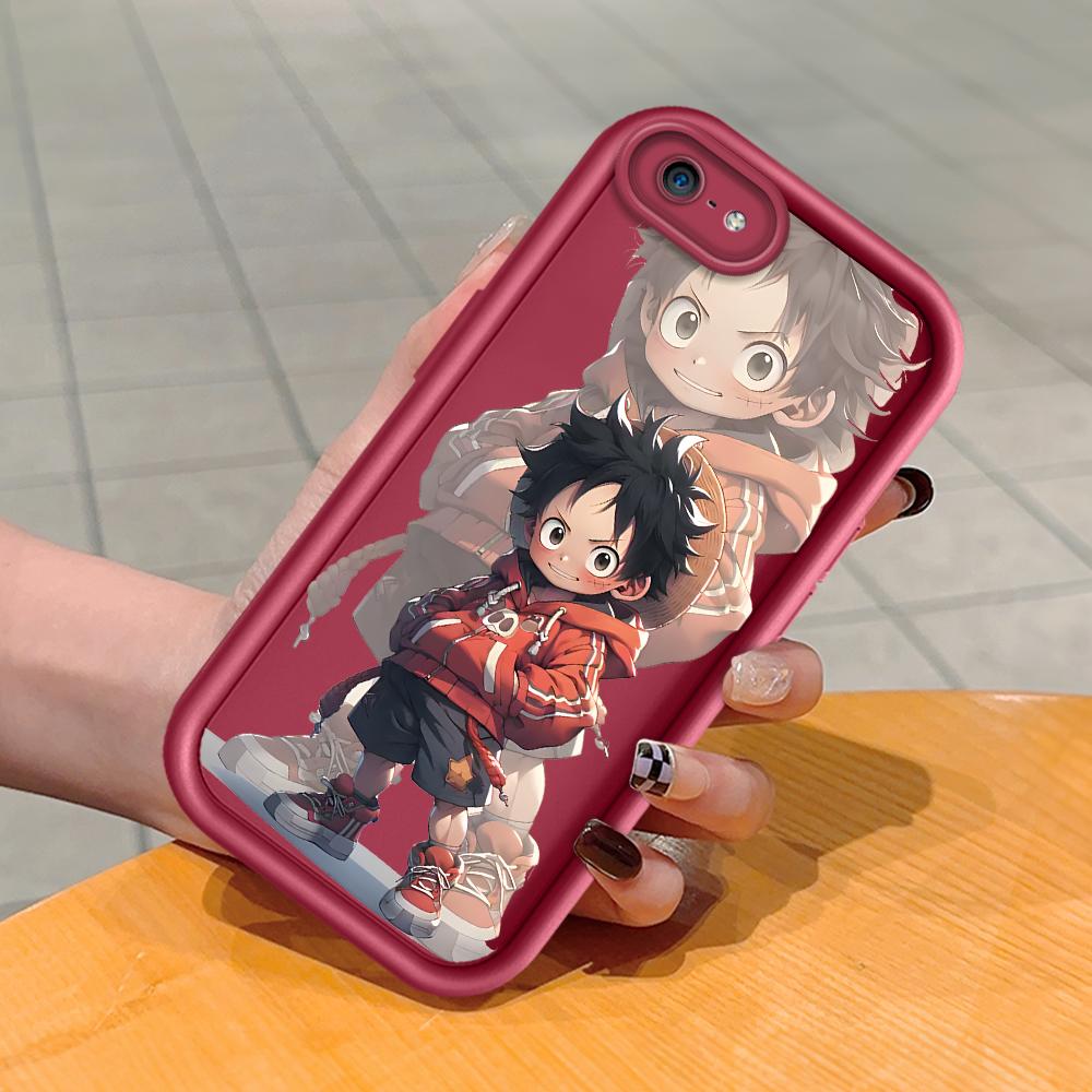 Soft Silicone Square Ladder Printing Pattern Phone Casing Full Cover Camera Shockproof Protection Rubber Case for iPhone Infinix Tecno OnePlus