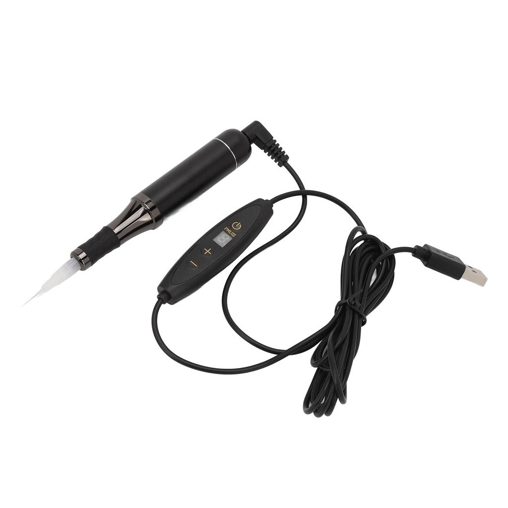 Tattoo Machine Micropigmentation Eyebrow Eyeline 9 Gear Speed PMU Permanent Makeup Pen 100‑240V US