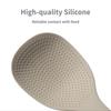 Practical Standing Rice Scooper Heat Resistant Silicone Nonstick Cooking Spoon With Heatproof Handle And Stand Base