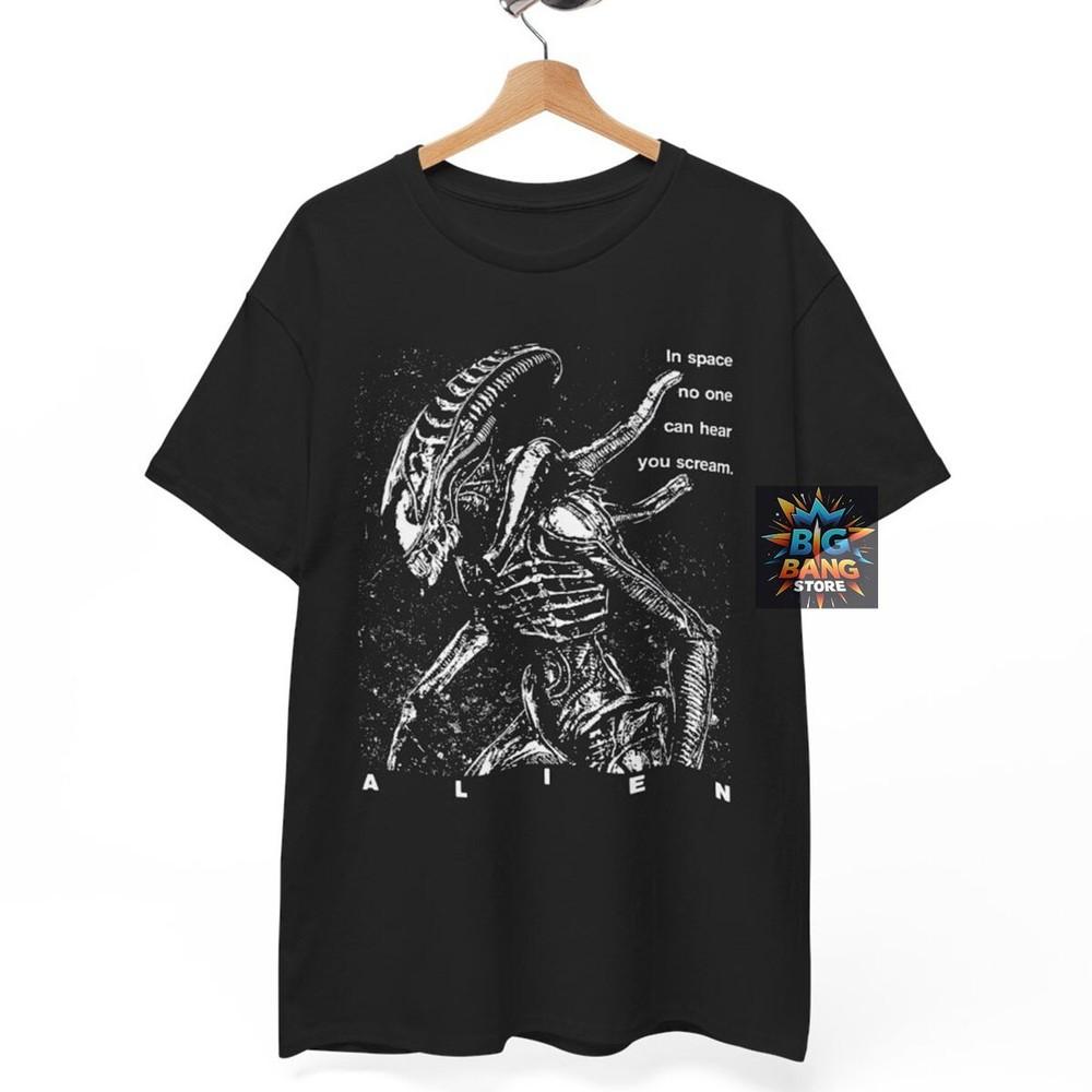 

ALIEN FILM 1979 Shirt event horizon the thing Predator Punk Metal Unisex tee Unisex T-Shirt S