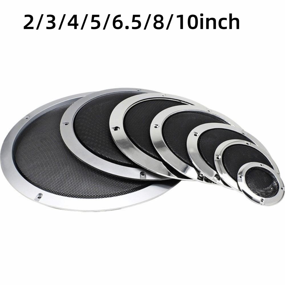 Metal Grille Speaker Grille Cover Plastic Frame Speaker Mesh Cover for Car Audio System