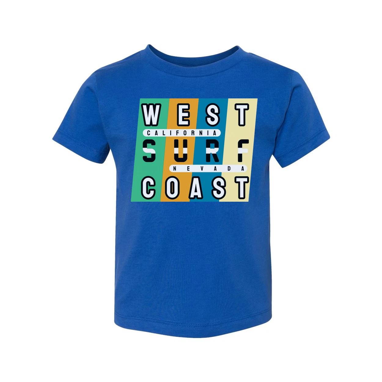 Unisex West Coast Surf Graphic T Shirt XL