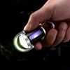 Rechargeable LED Keychain Flashlight Unique Car Pendant Hanging Ornament Fast Charging COB Work Light Camping Supply With Cable