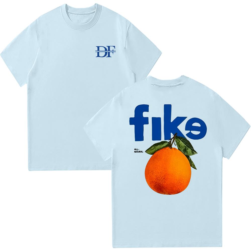Dominic Fike Orange T-shirt Dominic Fike Merch Women Men Fashion Casual Cotton Short Sleeve Tee Trendy Creative Graphic T Shirts
