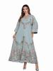 In-Stock Embroidered Sequin Abaya Dress for Women