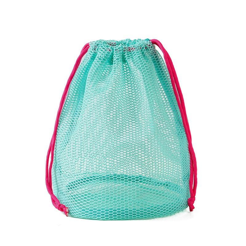 1pcs Nylon Mesh Drawstring Storage Pouch Bag Multi Purpose Travel & Outdoor Activity Pouch For Digital Products Makeup Bag